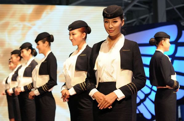 Chinese air hostess